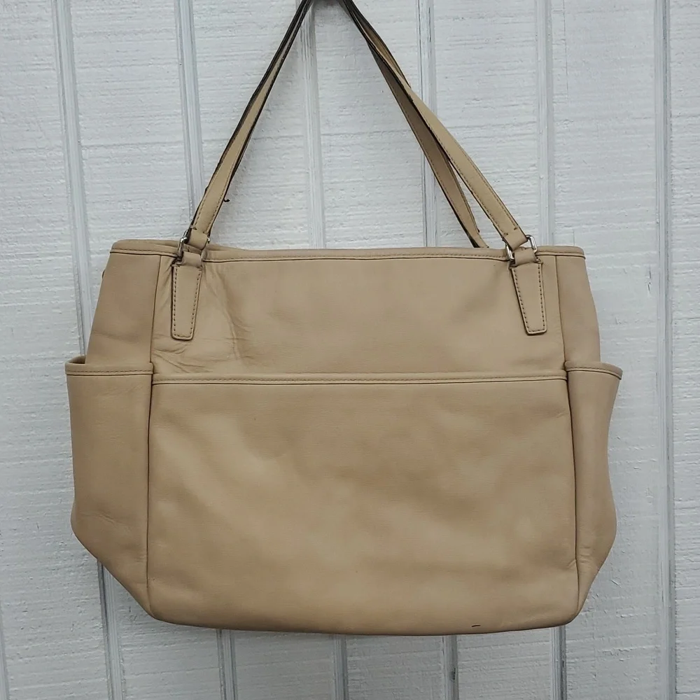 Coach Tan Diaper Bag